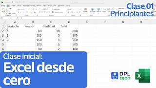 Class 1 Excel Course from scratch: Create file and enter data🚀📊 (Initial class for beginners)