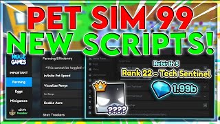 BEST FREE & KEYLESS PET SIMULATOR 99 SCRIPT! (MINING EVENT, AUTO-FARM & MORE) ｜ ScriptZ roblox