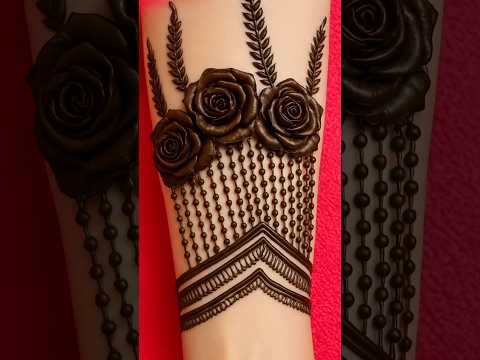 Mehndi designs | mehndi design simple easy beautiful floral mehndi design | back hand mehndi design