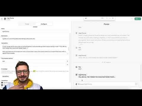 Streamlining Tasks with AI: High Pri Chatbot Creation