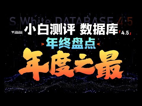 「小白」2024数据库盘点：哪台手机是年度之最？