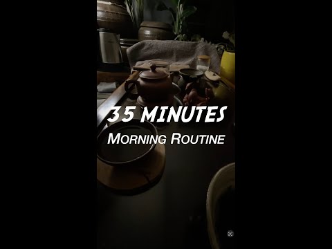 [35 MINUTES MORNING ROUTINE with me] early morning at home / Tea and Reading / No music_#1