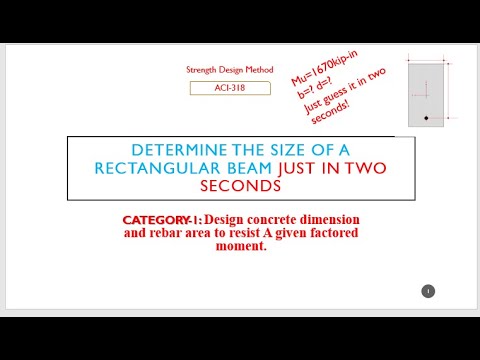 Problem 3: design concrete dimension of a RCC beam in two seconds just magic