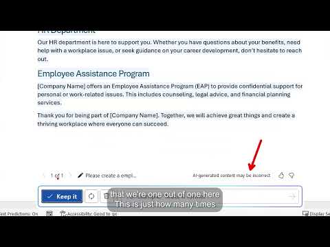 Employee Handbook Using CoPilot