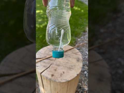 Smart and cheap way to keep plants watered! #garden #gardeninghacks #gardening #shorts