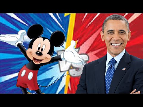 Obama vs Mickey Mouse, The ULTIMATE BATTLE At 3am Ep11