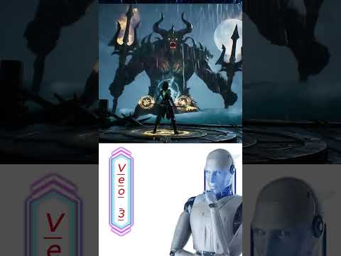 Underwater War of the Gods | Created with Veo 3 Google#short #bigfoot #horrorstories