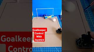 Joystick Controlled Servo Motor Goalkeeper  Fun Arduino Project-DIY