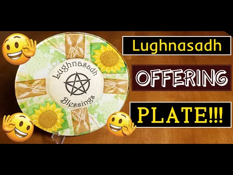 FIRST HARVEST OFFERING PLATE!!! I'M BACK!!! :-):-):-)