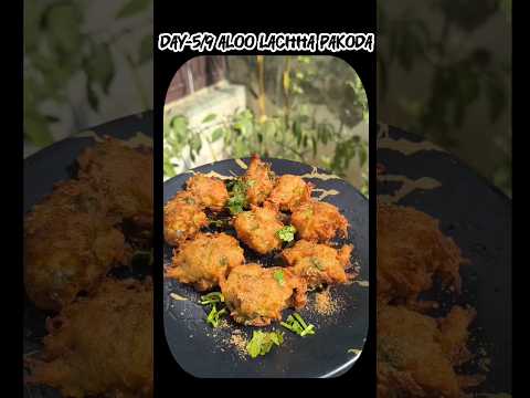 🌸Day-5/9 –Aloo Lachha Pakoda #NavratriSpecial #AlooLachhaPakoda #FalahariRecipe #NoOnionNoGarlic