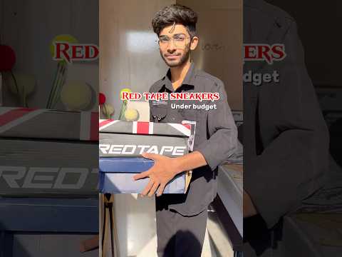 Red tape sneakers ✨🖇️ #mensstyle #menswear #myntra #myntrafinds #myntrahaul #myntrashopping #shorts