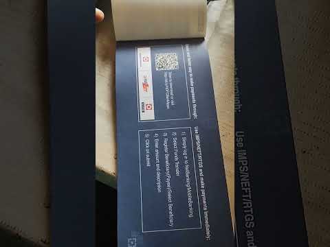 #hdfcbank #chequebook #unboxing