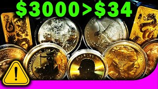 Why Gold at $3000 is Better Than Silver at $34