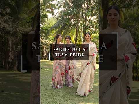 New Sarees for Bridesmaids & Wedding Guests