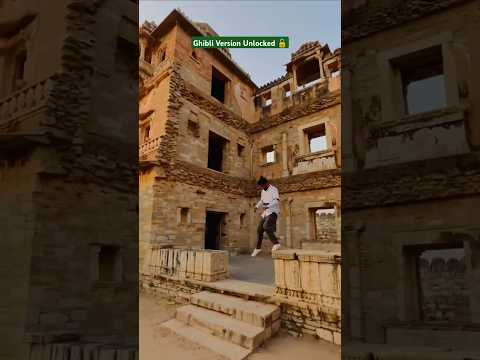 Ghibli Version Unlocked At Chittorgarh Fort | #rajasthan #ghibliart #chatgpt #saptasagaradaacheello