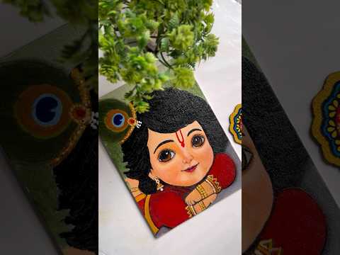 Shree krishna painting 💗 janmashtami special ✨#krishna #painting #trending