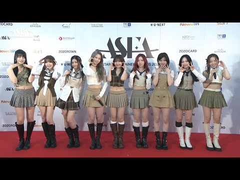 ASEA NiziU Red Carpet(ASIA STAR ENTERTAINER AWARDS)