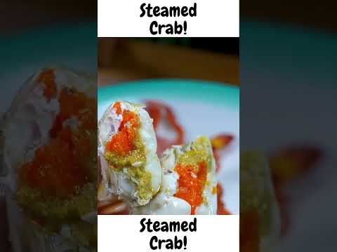 This is How you cook a Perfect Steamed Crab #shorts