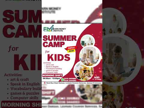 Summer Camp offer in Hyderabad #SummerCamp2025  #KidsLearningCamp#SpokenEnglishForKids #FunAndLearn