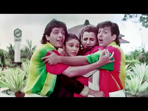 Lal Dupatte Wali Tera Naam To Bata | 90s Superhit Dance Song | Aankhen | Govinda | Chunkey Pandey