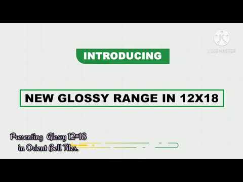 Presenting New Glossy Range 12×18 in Orient Bell Tiles.
