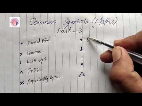 Maths common symbols Part 3 #mathsymbols 