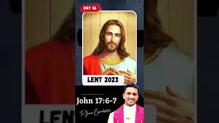 #day #36th #lent #fast #2023 #jesus #frjincecheenkallel #bibleverse #love #jesus  #morning #sunday