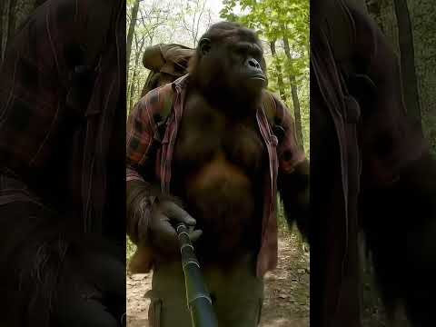 If you know you know… Have you? #bigfoot #bigfootvlog #funny #selfiestick #ai #wildlife #biggboss