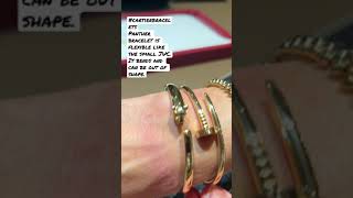 #shorts Cartier Bracelets Size Comparisons / panther / JUC / Clash