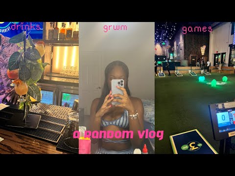 a random vlog: grwm,friends,drinks