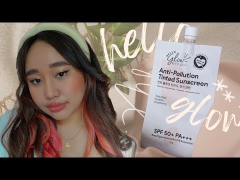 Anti-Pollution Tinted Sunscreen?! (A Beauty Review ft. Hello Glow) | Ayessa Munich