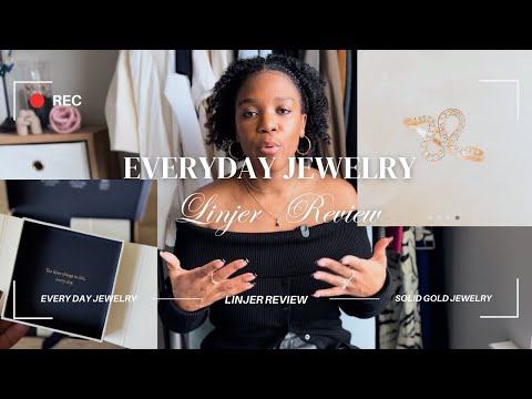Creating My Everyday Jewelry Collection| Linjer Review| 14K Solid Gold Jewelry| Vintage Jewelry