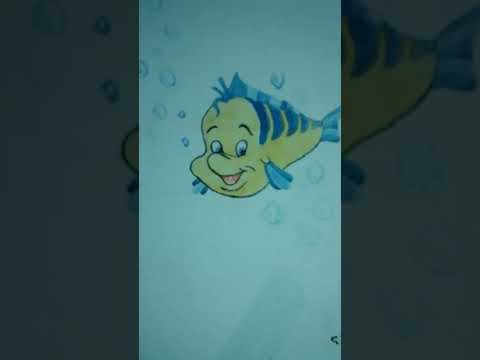 Fish is swimming