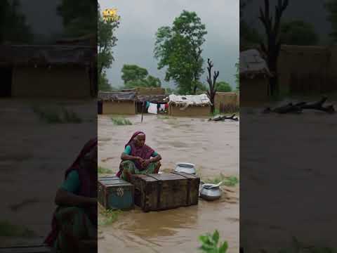 "Poor Woman in Flood Water"#yt #villagerlifestyle #poorwoman#youtubeshorts #plz_subscribe