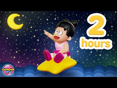 🌙 Moon Lullaby for Babies | Relaxing Sleep Music for Kids | GumGumTV