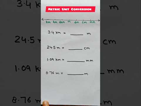 Unit Conversion #maths #conversion #schoolmath #shortvideo #shorts #ytshorts  #short