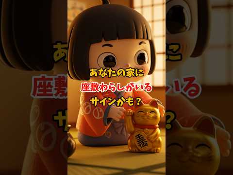あなたの家に座敷わらしがいるサインかも？ #都市伝説 #怪現象 #怖い話