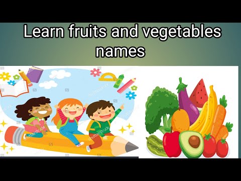 learn fruits and vegetables name