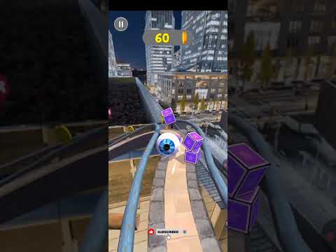 Can I Survive This Impossible Rolling Challenge in Going Balls? 🎱🔥#shorts #games #gaming #gameplay