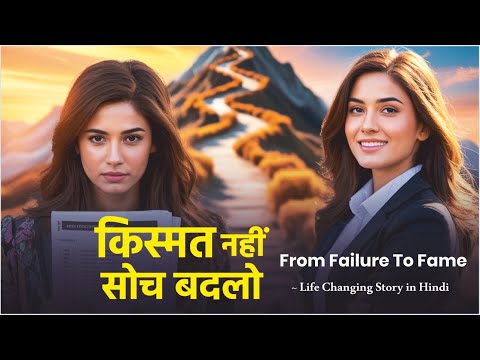 "किस्मत नहीं सोच बदलो – From Failure to Fame || Life-Changing Story in Hindi"