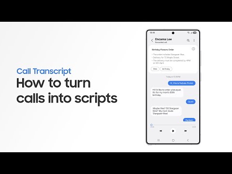 How to use Call Transcript | Galaxy S25 Series | Samsung