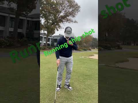 Low running chip shots for golf
