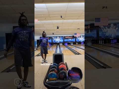 Day 88 Of One Strike A Day    Ball Used: The Ol' Revenant Throwback to 2023 #2hands #2handedbowling