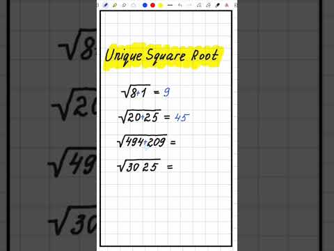 Mind-Blowing Square Root Trick! #shorts #math #matheasy