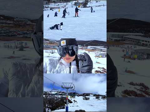 Perisher, around 5-6 hrs from Sydney. My fisrt time ever in snow and trying snowboarding haha