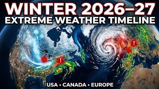 Winter 2026–27 Timeline: USA, Canada & Europe Face Extreme Cold, Blizzards & Polar Vortex