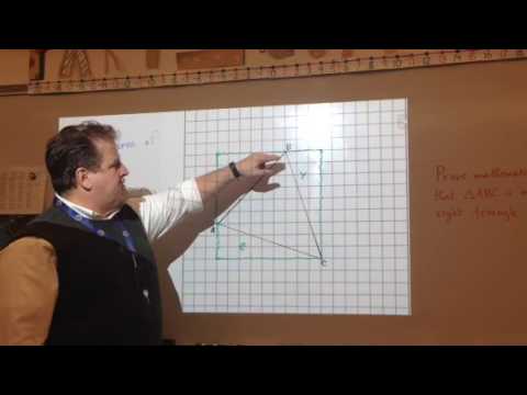 Area of triangle using Pythagorean Theorem