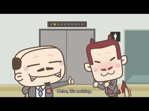 Look up! 拯救公司大作戰－第2回 Boss的驚訝大發現(中文發音,英文字幕)
