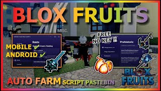 BLOX FRUITS Script No Key AUTO FARM, MASTERY, SEA EVENT, RACE V4, VOLCANO, AUTO RAID 🐯