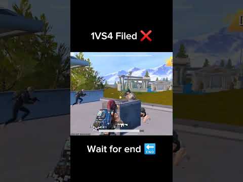1VS4 Filed ❌ bgmi wait for end 🤯#bgmi #1v4bgmigameplay #bgmishorts #bgmishorts #pubgmobile #sorts